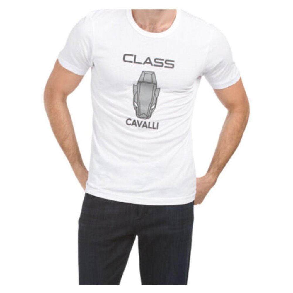 New CAVALLI CLASS Front Logo Tee